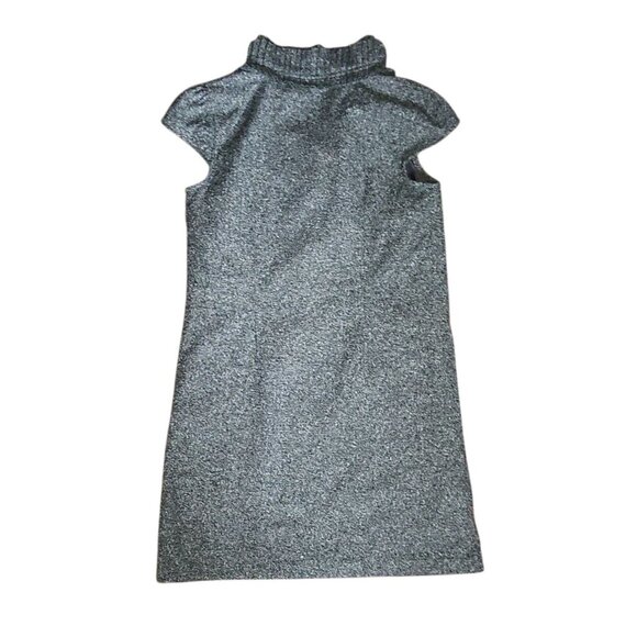 Ann Taylor Loft Dress Womens Size 4 Gray Ruffle Pleated Collar Wool Silk Career - Picture 5 of 5